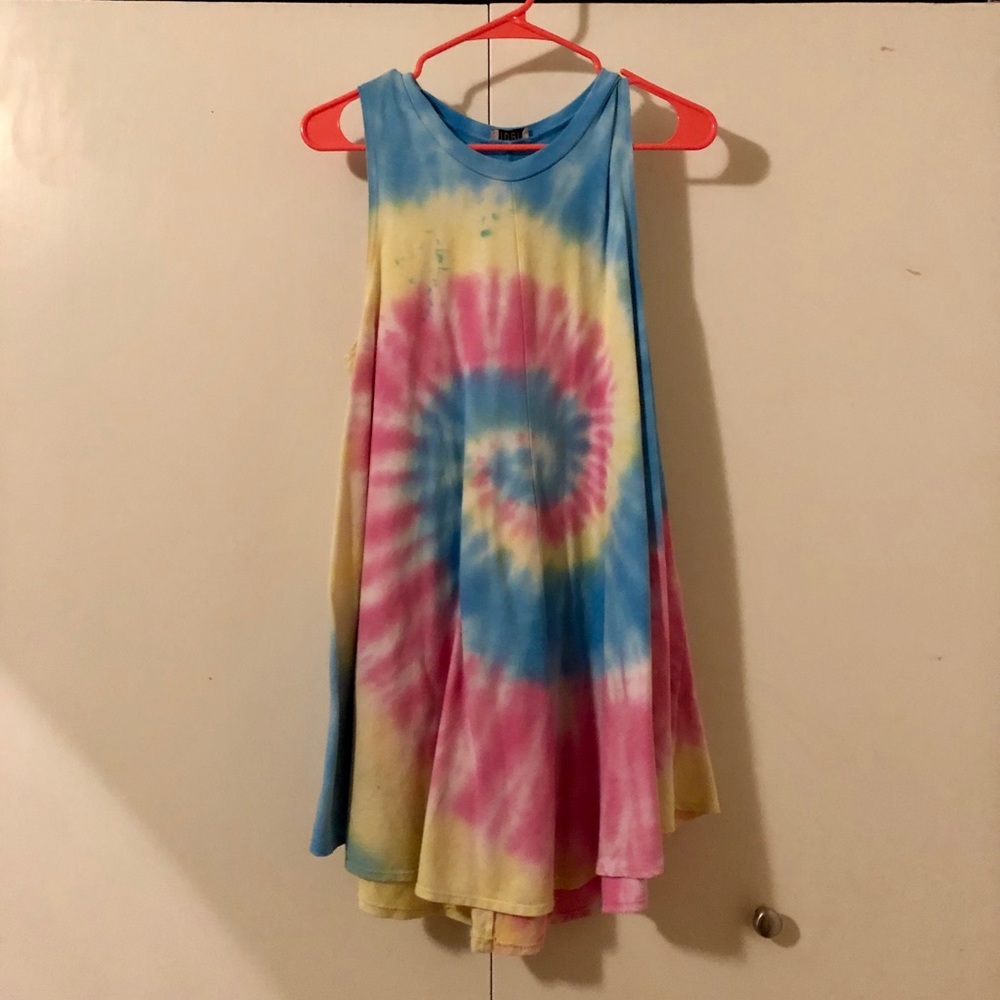 Tie Dye Shift Dress